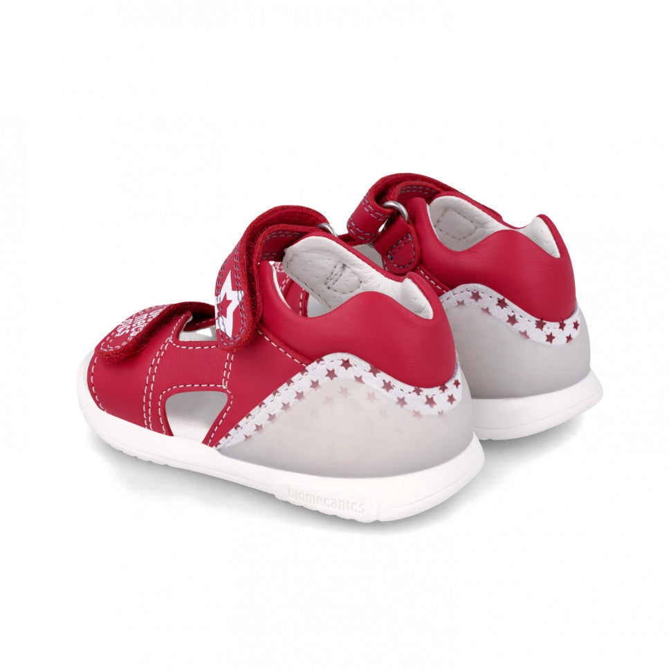 SANDALIAS ROJAS PRIMEROS PASOS