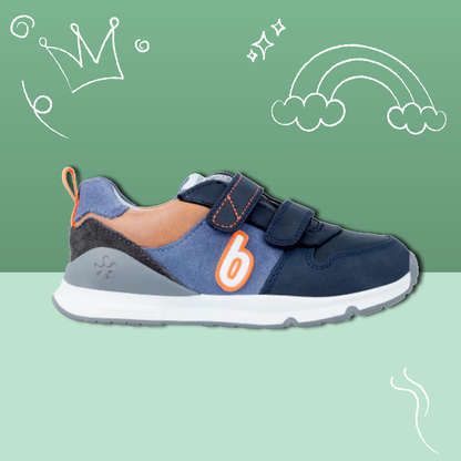ZAPATILLA SPORT VELCROS AZUL