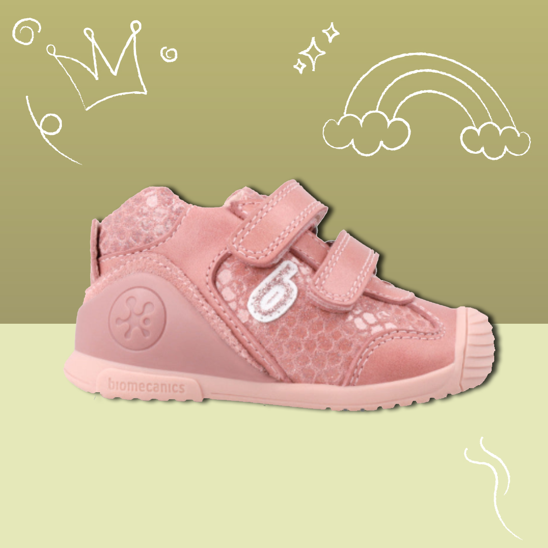 ZAPATO ANIMAL PRINT ROSA Y KISS