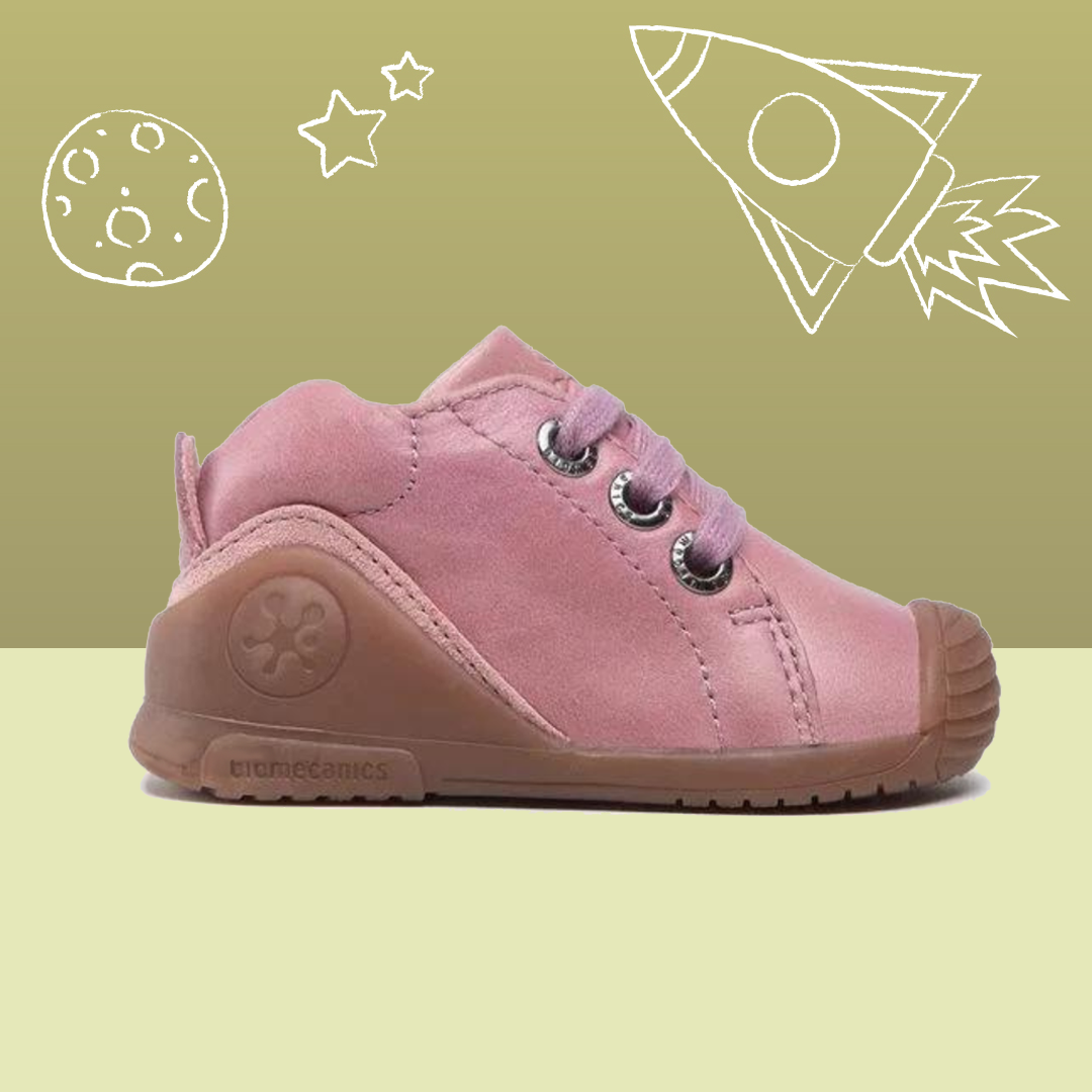 BOTIN CORDONES MALVA