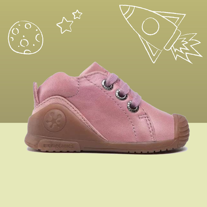 BOTIN CORDONES MALVA