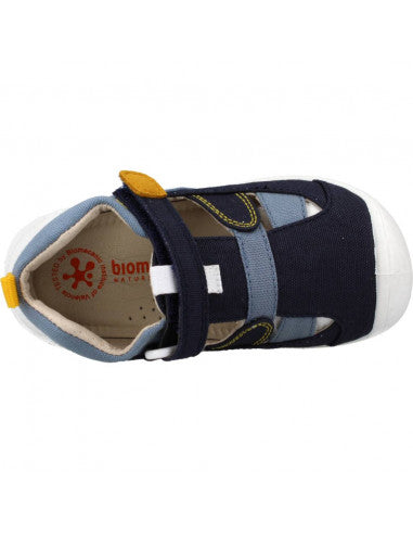 SANDALIA PIQUE AZUL MARINO