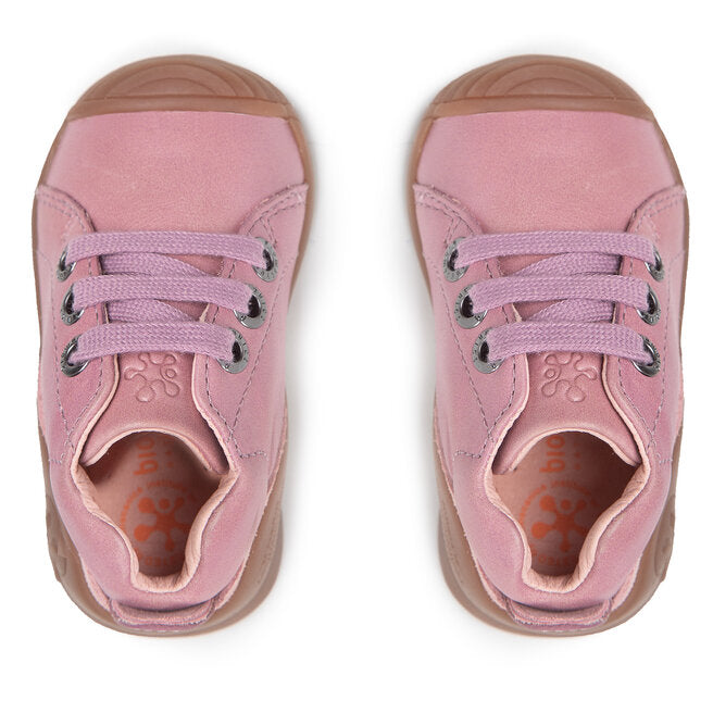 BOTIN CORDONES MALVA